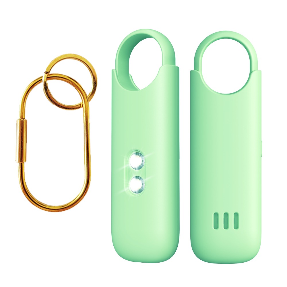 Personal Alarm Keychain - 130dB persoonlijke veiligheidsalarm met dubbele LED-lamp,