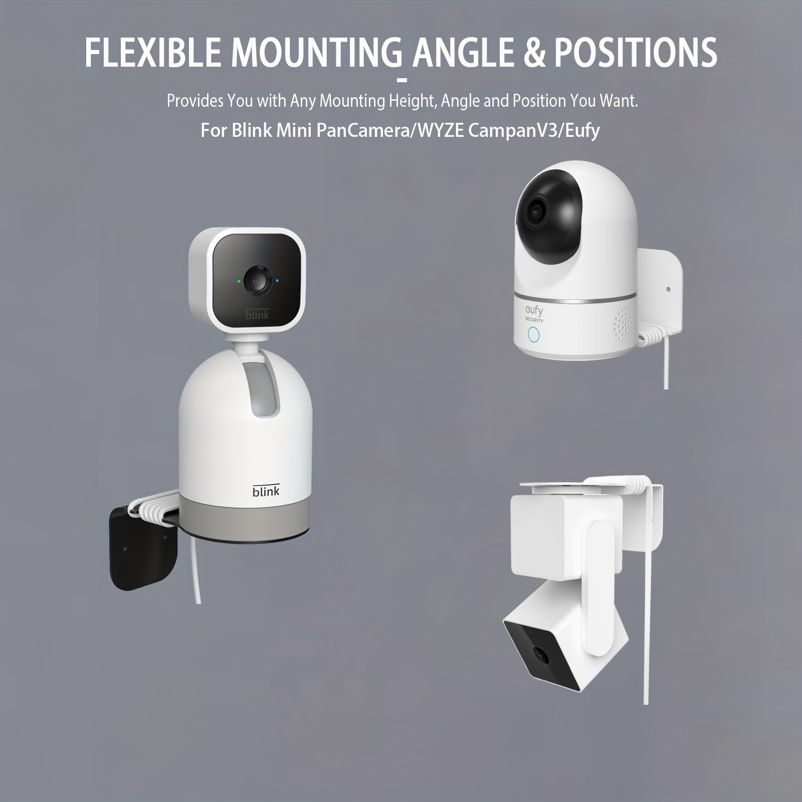 Eufy Camera E220 - Geschikt voor Blink Mini PanCamera/WYZE CampanV3/Eufy