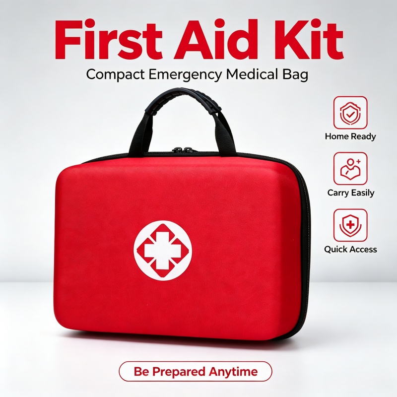 First Aid Bag Kit - Draagbare EHBO-koffer met harde schaal, EVA
