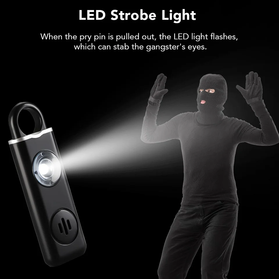 Zelfverdedigingsalarm 130db An - Personal Alarm Keychain recensie en prijs